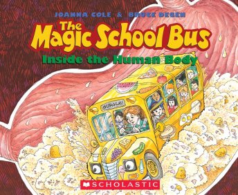 cover of Magic School bus inside the human body