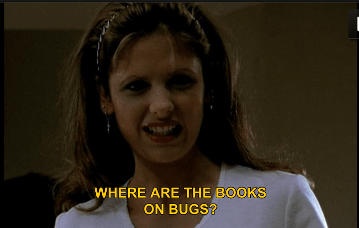 Buffy grimaces while asking 